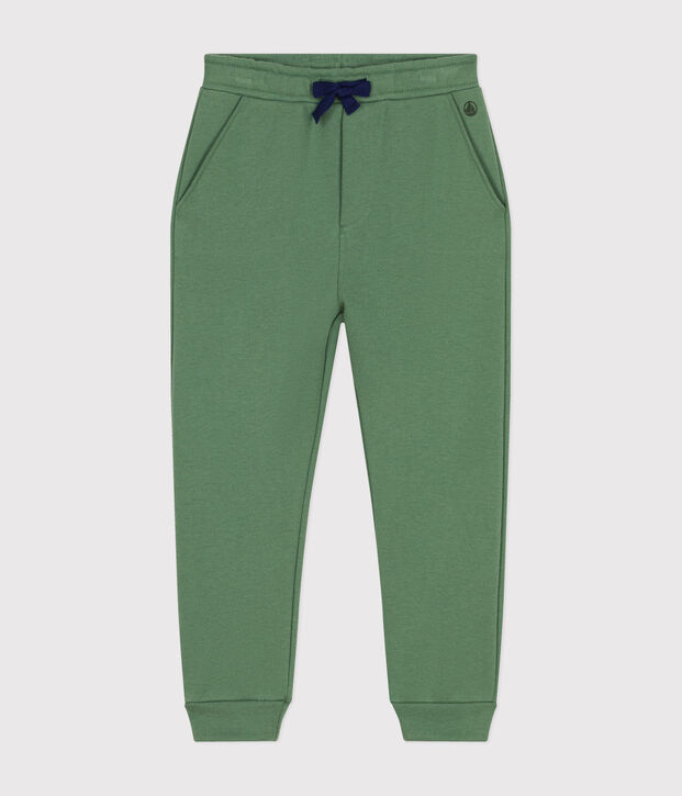 Pantalon de jogging enfant gar&ccedil;on vert
