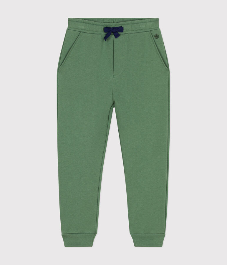 Pantalon de jogging enfant gar&ccedil;on vert PALMERAIE