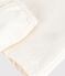 Robe cérémonie bébé en velours brodé et son bloomer écru MILK