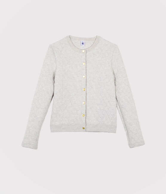 Cardigan en tubique Femme gris BELUGA CHINE