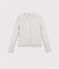 Cardigan en tubique Femme gris BELUGA CHINE