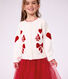 Cardigan enfant en laine et coton &agrave; motifs
