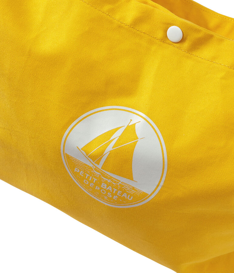 Tote bag fille en toile jaune