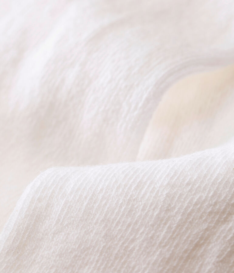 Collants b&eacute;b&eacute; fille blanc