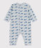 Pyjama bébé en coton sans pieds imprimé CO2/ ADRIATIC