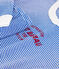 Pyjama milleraies en coton enfant bleu PERSE/blanc MARSHMALLOW