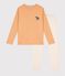 Pyjama en coton enfant beige/multicouleur