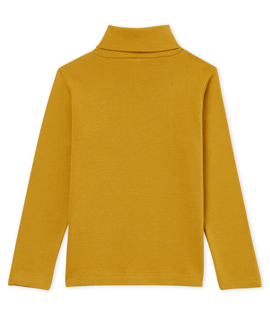 Sous pull enfant mixte uni jaune INCA