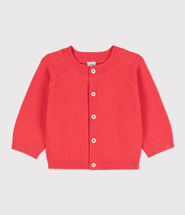 Cardigan bébé en tricot de coton