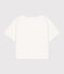 Tee-shirt LE BOXY en coton Femme blanc MARSHMALLOW