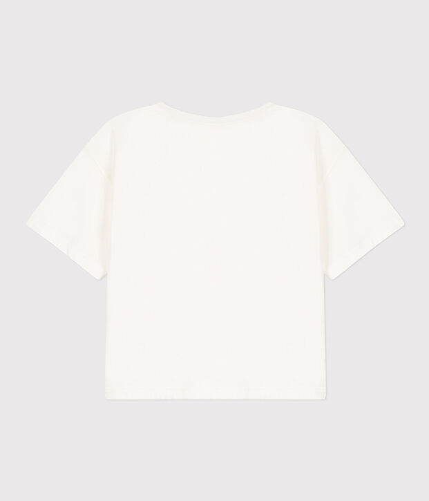 Tee-shirt LE BOXY en coton Femme blanc