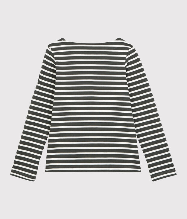 Marini&egrave;re Femme gris/blanc