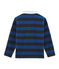 Polo rugby rayé enfant garçon bleu SMOKING/bleu LIMOGES