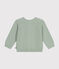 Cardigan en tricot de coton bébé vert HERBIER