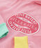 Sweat à capuche enfant en côte rose CUPCAKE/blanc MARSHMALLOW