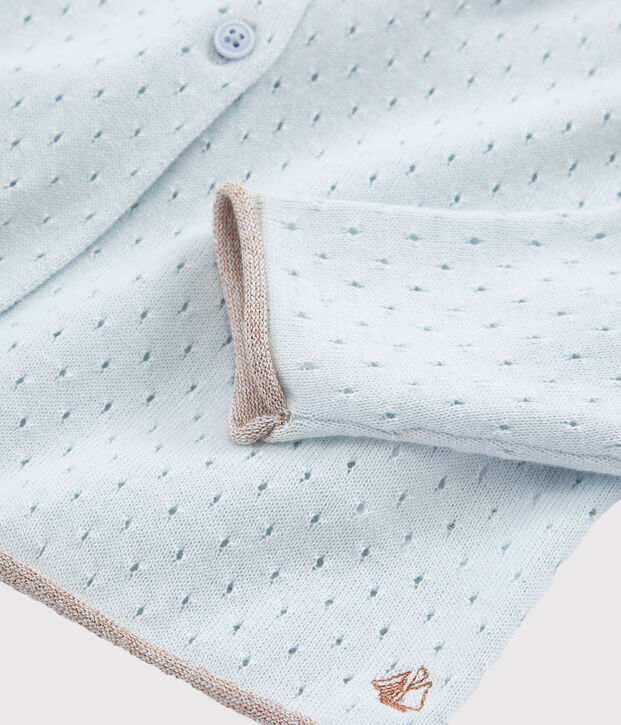 Cardigan enfant fille bleu