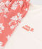 Pyjacourt fille en coton blanc MARSHMALLOW/ PAPAYE