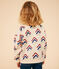 Sweatshirt imprimé en molleton enfant blanc AVALANCHE/ MULTICO