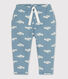 Pantalon bébé imprimé en molleton