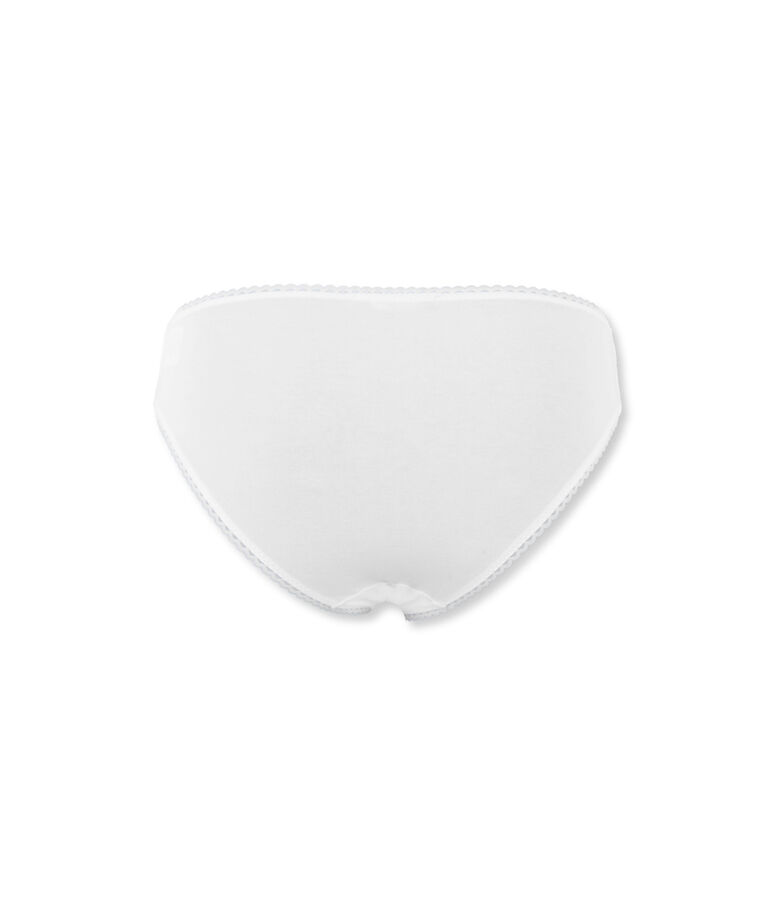 Culotte femme en jersey lycra seconde peau blanc LAIT