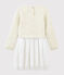 Robe manches longues enfant fille beige MONTELIMAR CHINE