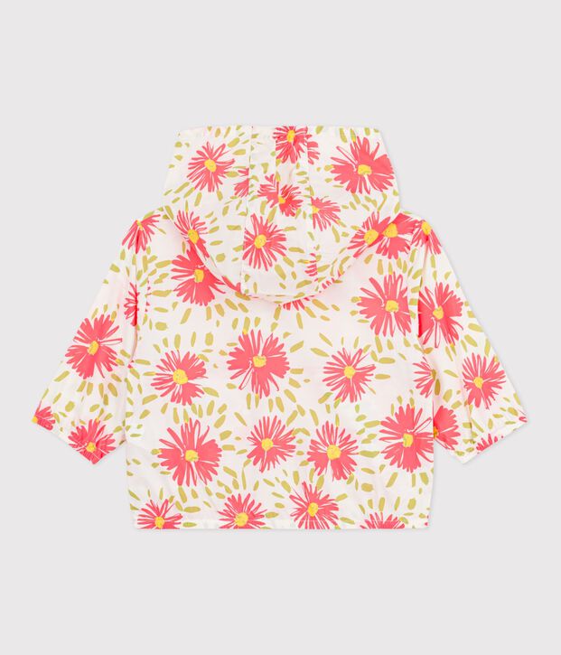 Coupe-vent ultra-l&eacute;ger b&eacute;b&eacute; blanc/multicouleur