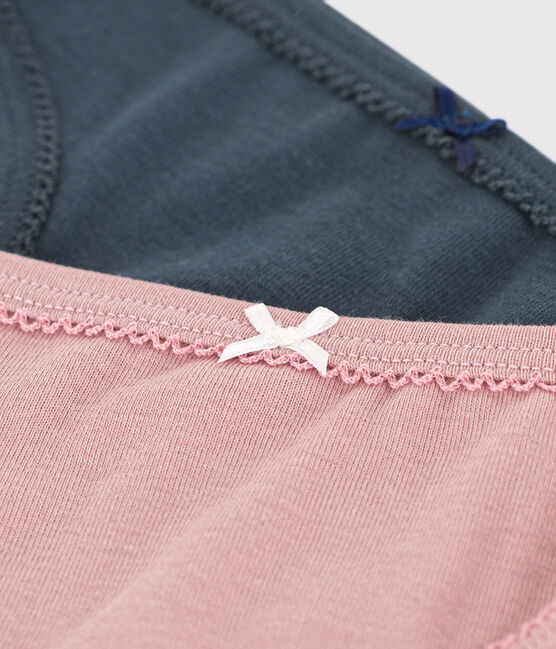 Lot de 2 culottes en coton petite fille variante 1