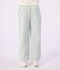 Pantalon enfant en coton lin vert clair