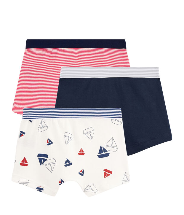 Lot de 3 boxers petit gar&ccedil;on multicouleur