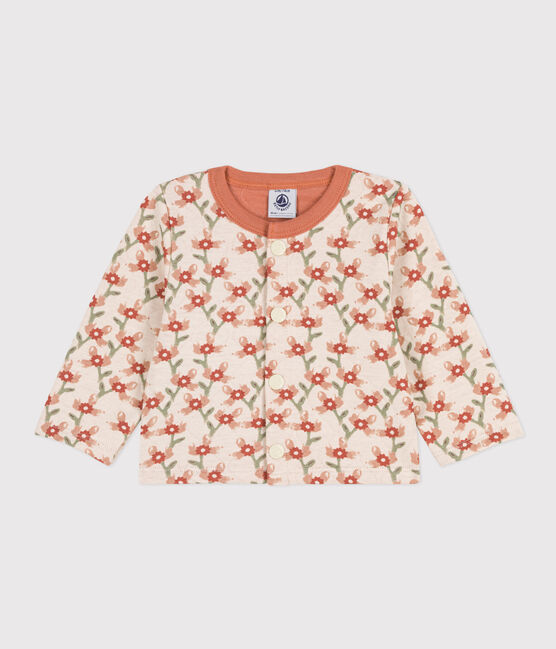 Cardigan en tubique matelassé imprimé bébé blanc AVALANCHE/ MULTICO