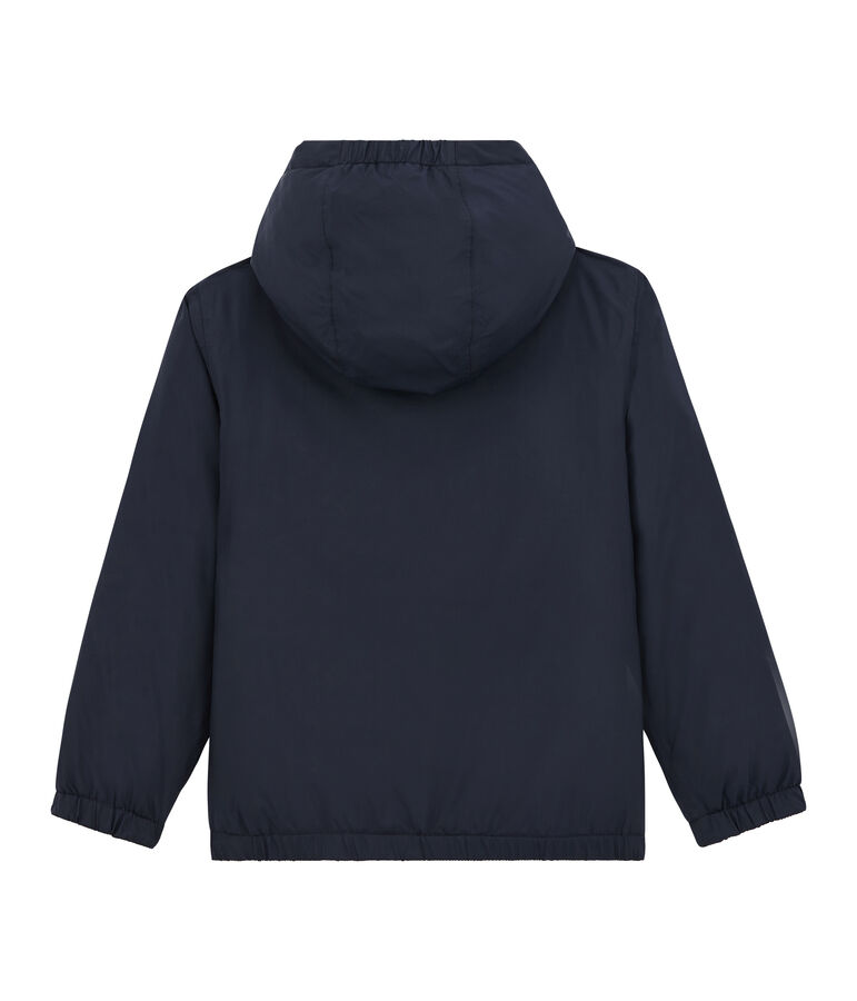 Coupe vent chaud et r&eacute;versible enfant mixte bleu