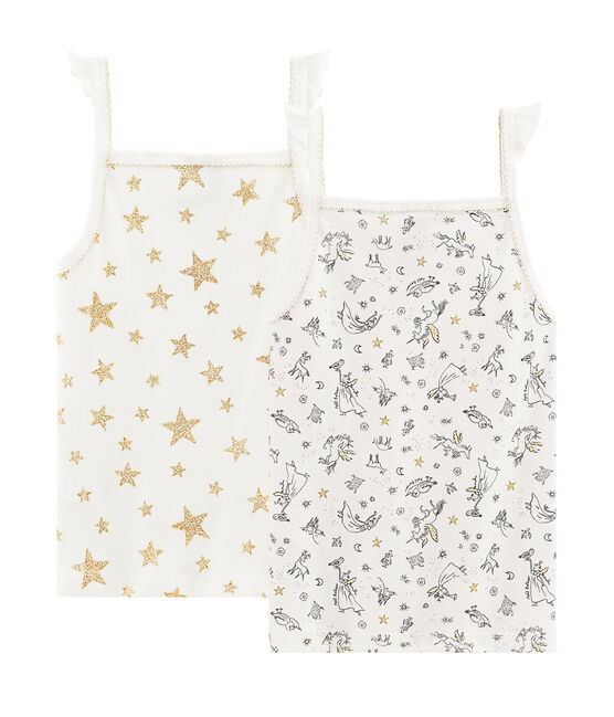 Duo de chemises à bretelles petite fille variante 1