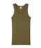 Débardeur femme en côte originale vert LITOP