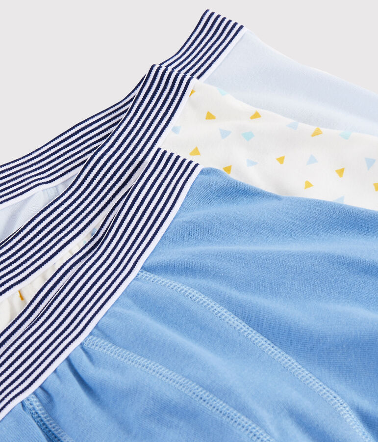 Lot de 3 boxers imprim&eacute; g&eacute;om&eacute;trique petit gar&ccedil;on multicouleur