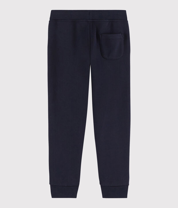 Pantalon de jogging enfant fille / gar&ccedil;on bleu marine