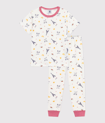 Pyjama enfant en coton manches courtes et jambes longues imprimé
