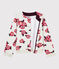 Cardigan en molleton enfant Fille beige MONTELIMAR/blanc MULTICO
