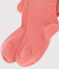 Collants en jersey enfant fille rose PAPAYE
