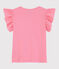 Tee-shirt manches courtes en coton enfant fille rose GRETEL