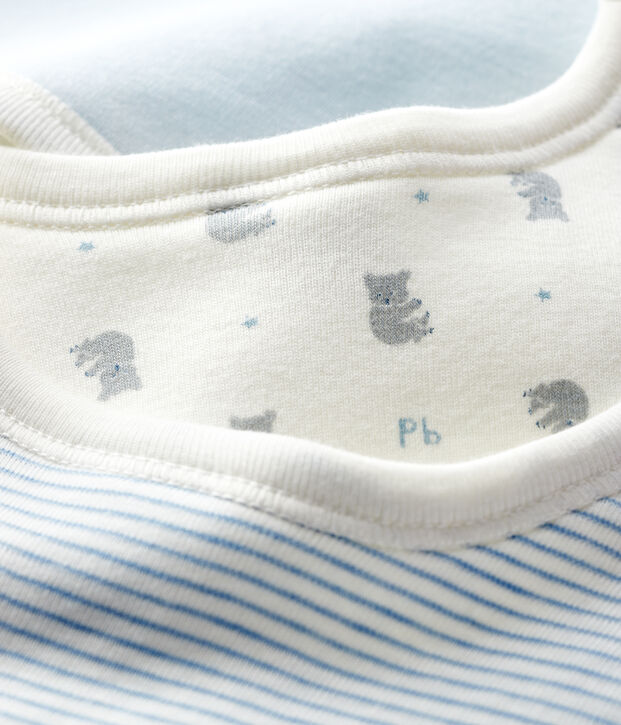 Lot de 3 bavoirs b&eacute;b&eacute; en c&ocirc;te multicouleur