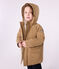 Parka enfant mi-longue unie marron ROCHE