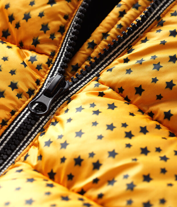 Doudoune matelass&eacute;e b&eacute;b&eacute; gar&ccedil;on jaune/bleu