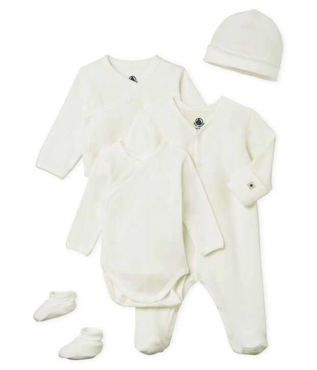 Coffret cadeau naissance en bouclette &eacute;ponge gratt&eacute;e extra chaude multicouleur