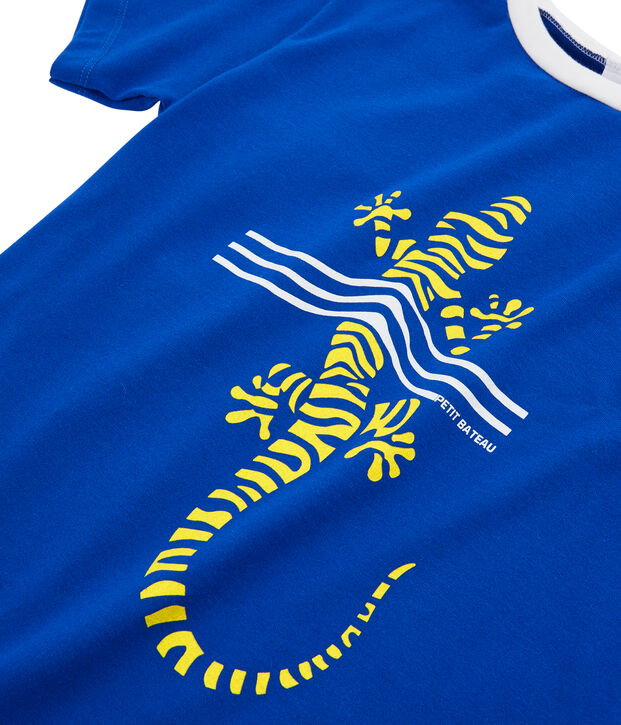 Tee-shirt enfant garcon bleu