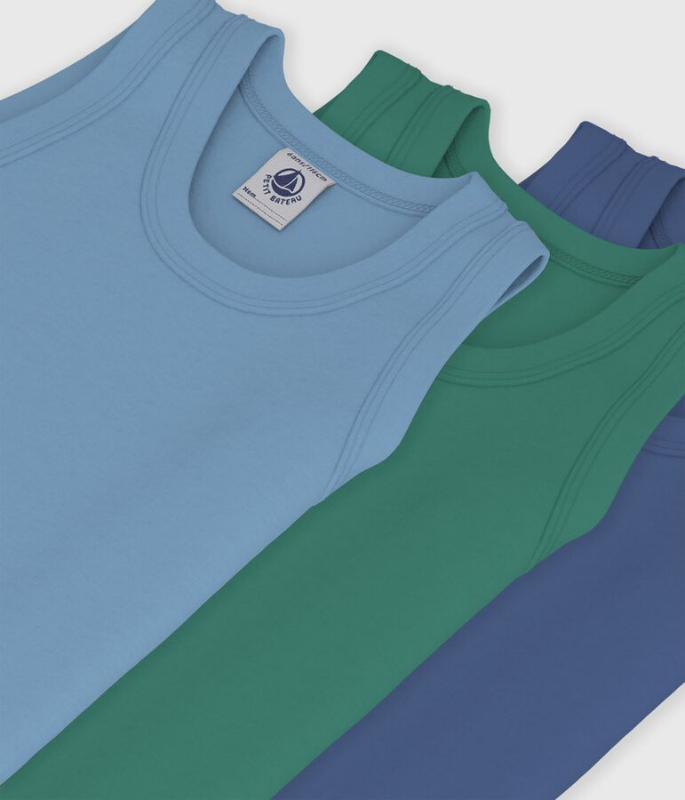 Lot de d&eacute;bardeurs enfant en coton uni variante 1