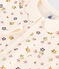 Pyjama sans pieds imprimé fleurs en coton bébé blanc AVALANCHE/ MULTICO