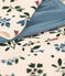 Chemise de nuit et legging fleur petite fille en molleton et en coton blanc AVALANCHE/ MULTICO