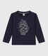 Tee-shirt manches longues en coton enfant garçon