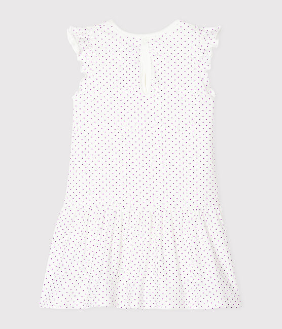 Robe body imprimée bébé fille violet REAL/blanc MARSHMALLOW