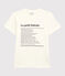 T-shirt Femme/Homme blanc MARSHMALLOW